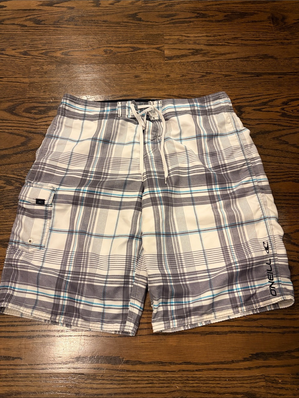 O’Neill Men’s Plaid Swim Trunks